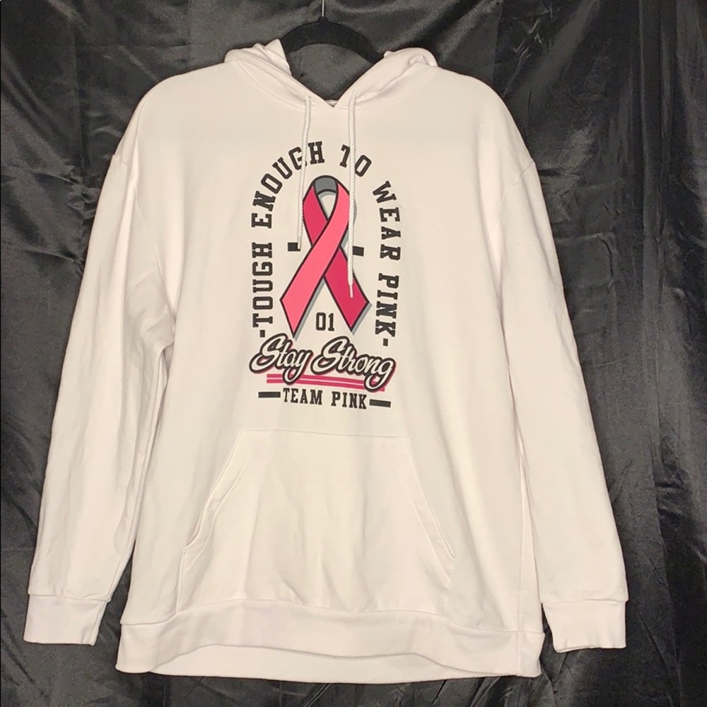 Team pink Breast cancer hoodie